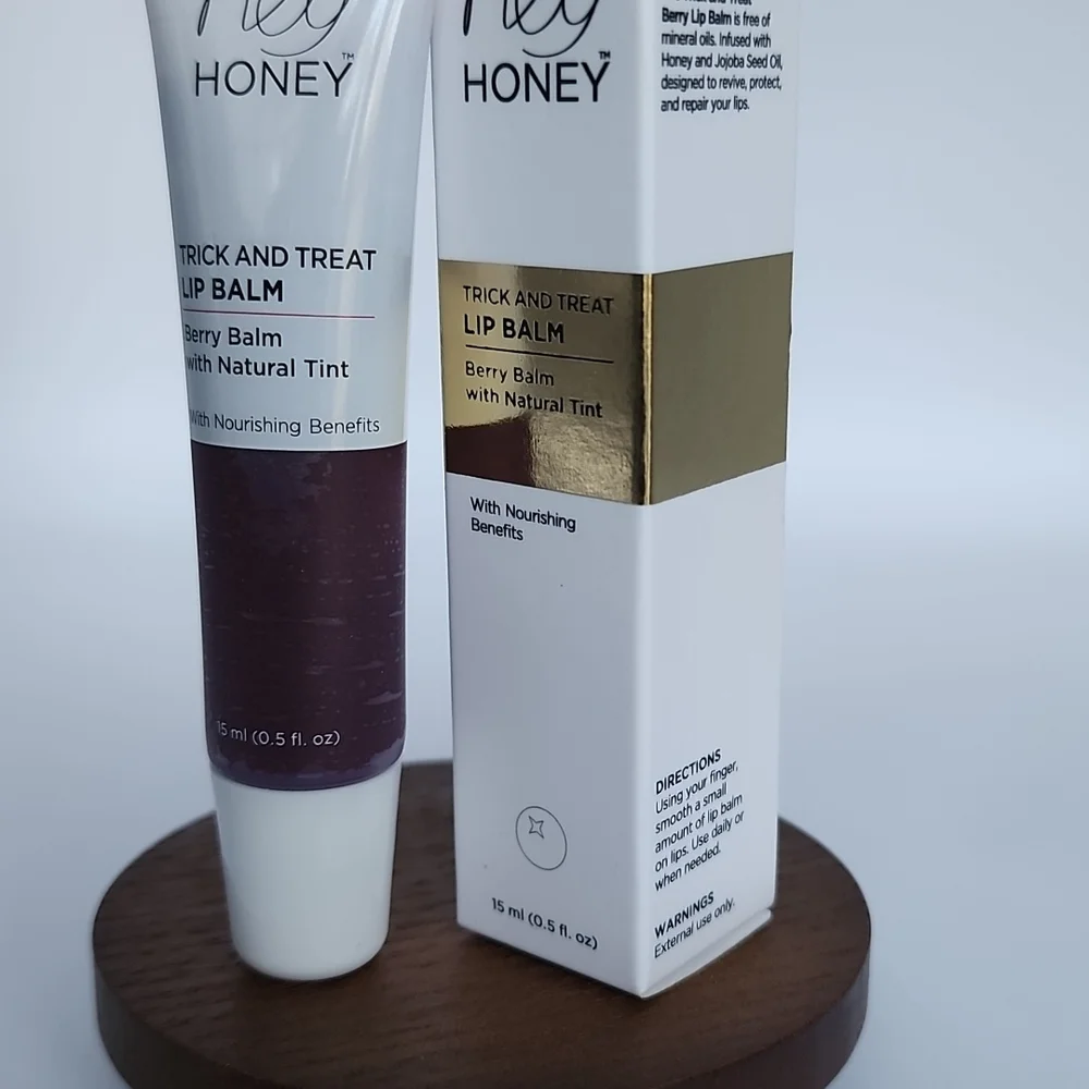 Hey Honey Trick and Treat Lip Balm- Berry Balm with Natural Tint